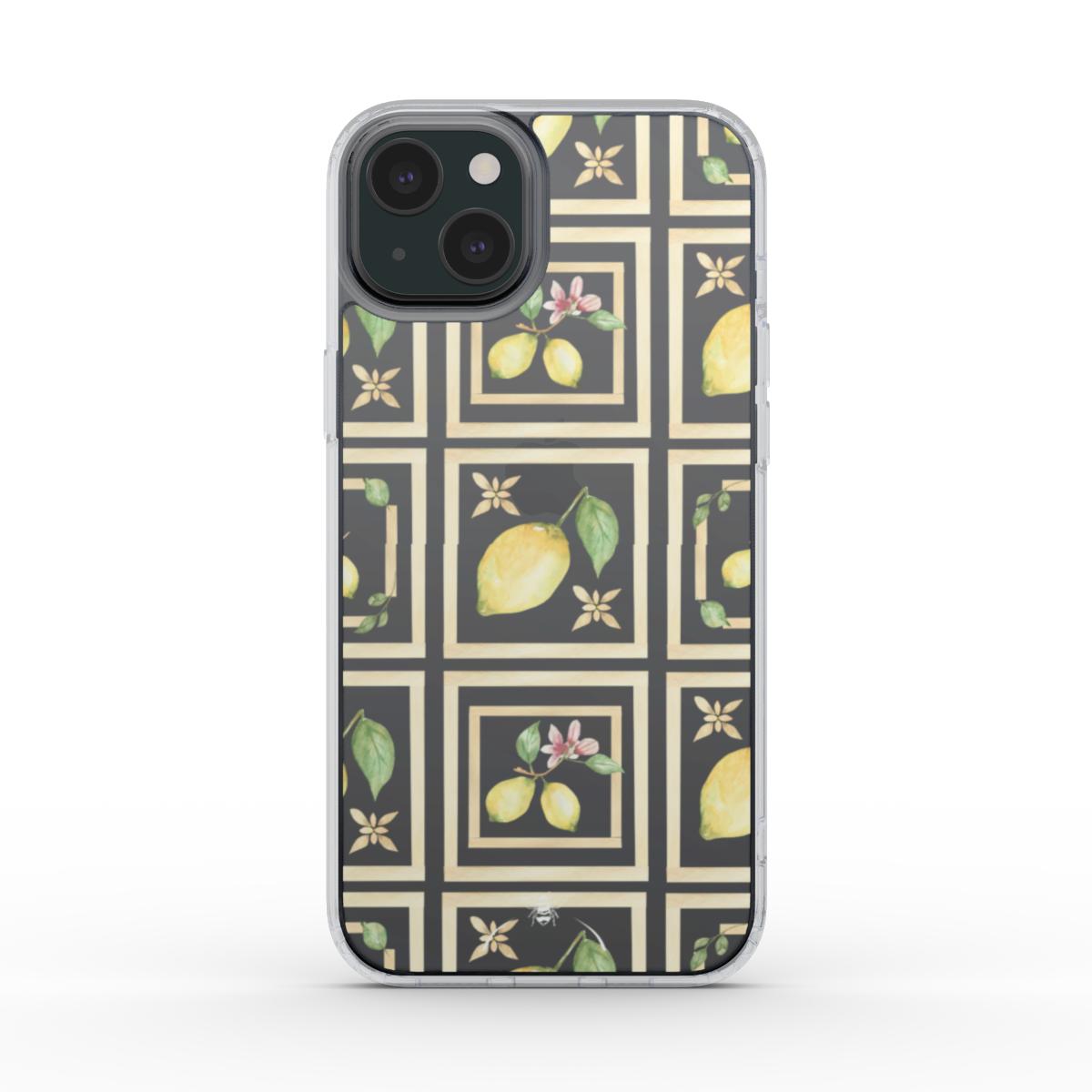 Limited Summer Sale Clear Phone Case lemon themed 