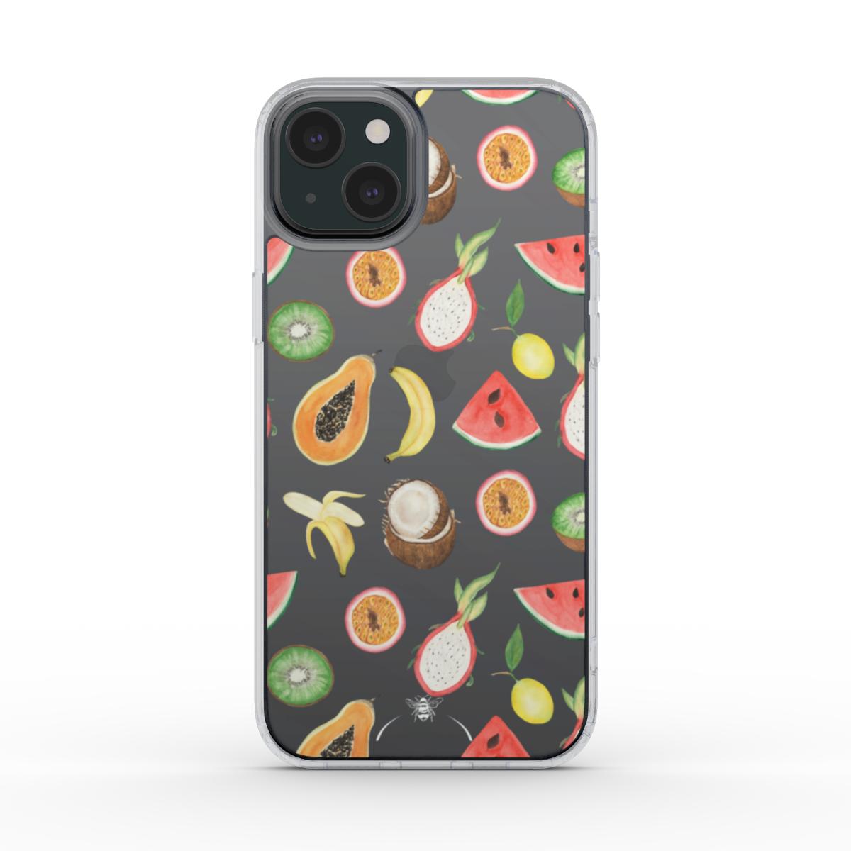 Exotic Fruit Mix Clear Phone Case