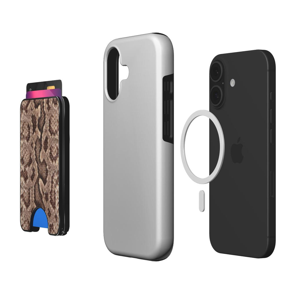 Snake Skin Magnetic wallet