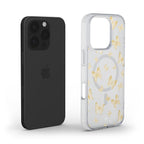 Spring Butterfly MagSafe Clear Phone Case Yellow