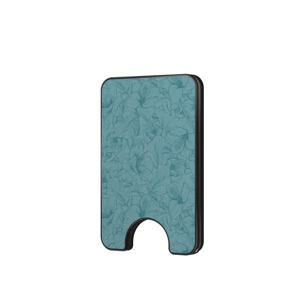 Amazonite Lily Magnetic wallet