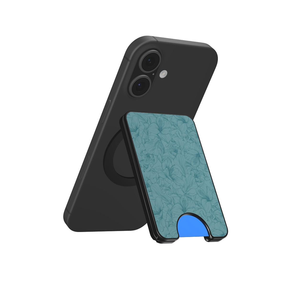 Amazonite Lily Magnetic wallet