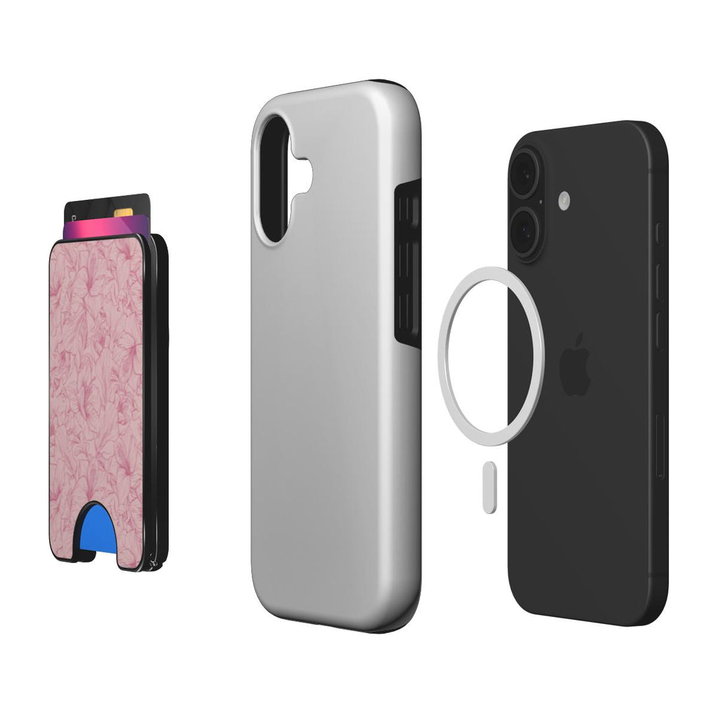 Magnetic wallet for phone