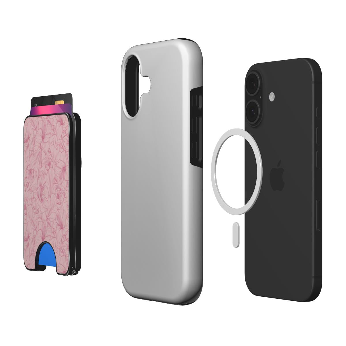 Magnetic wallet for phone