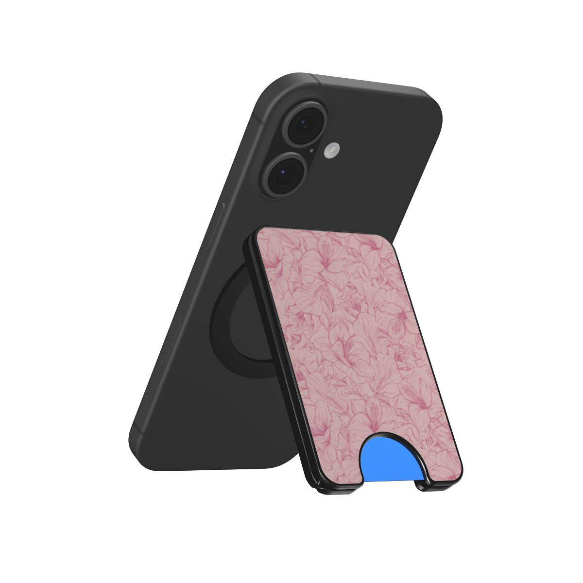 Magnetic wallet with standing option
