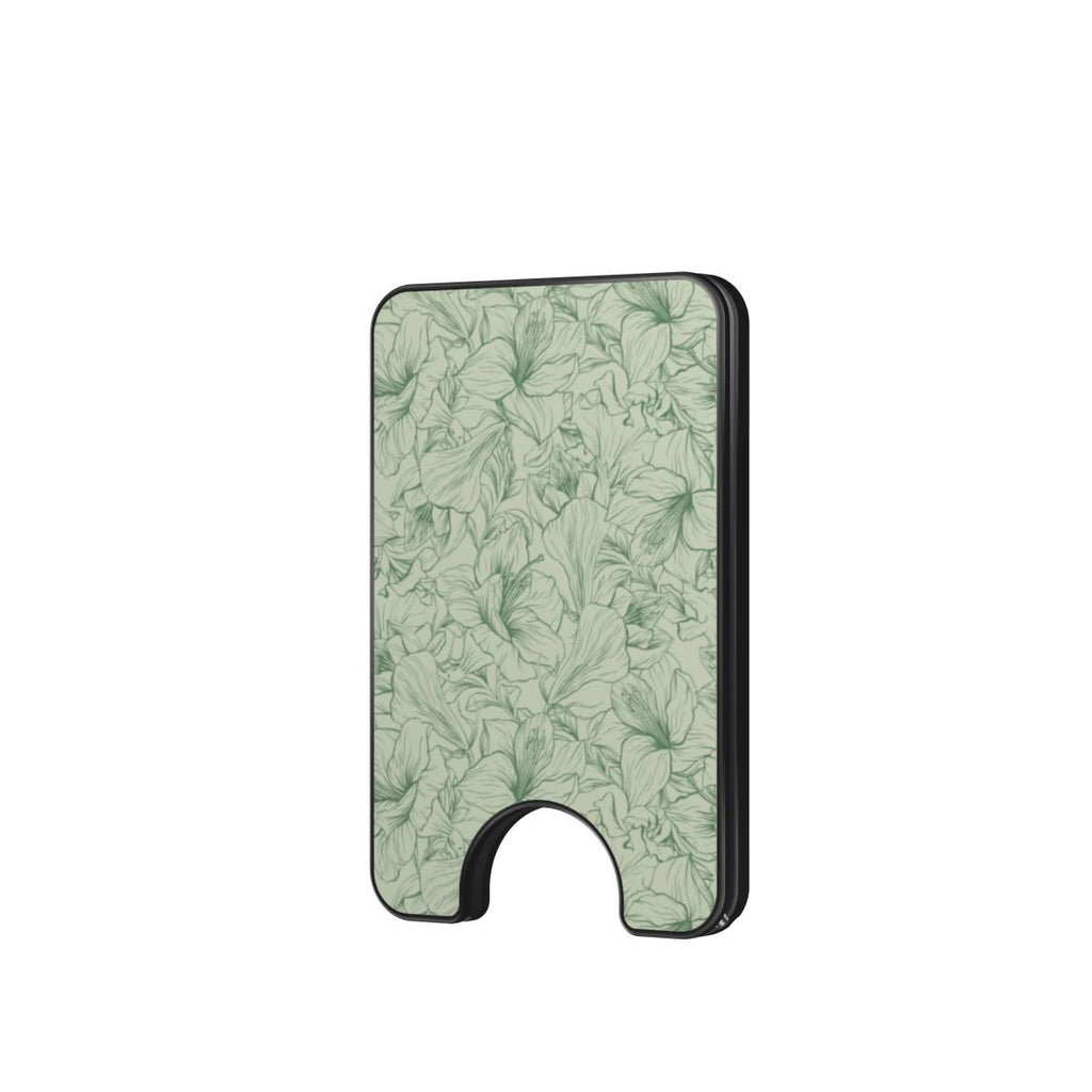 Aventurine Lily Magnetic wallet