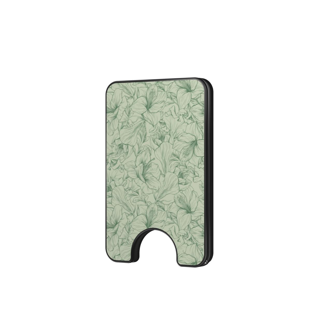 Aventurine Lily Magnetic wallet