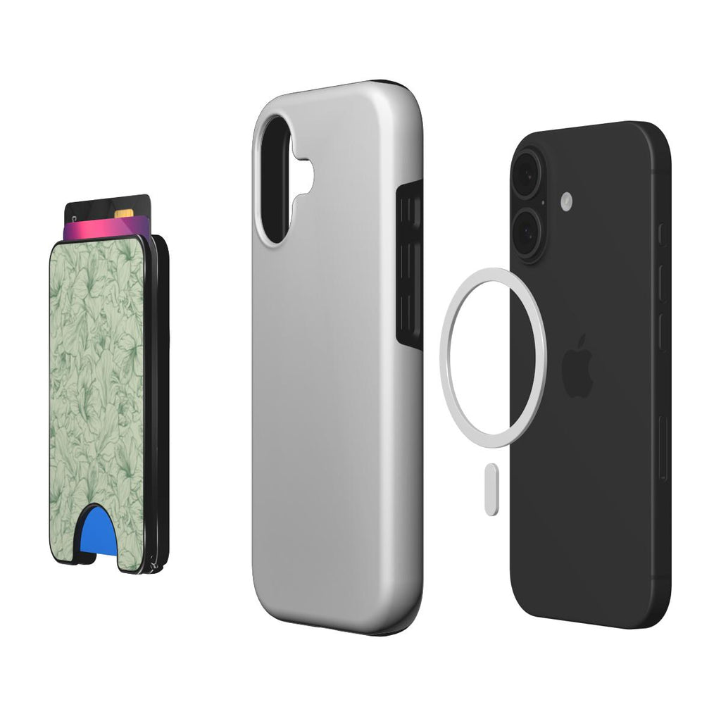 Aventurine Lily Magnetic wallet