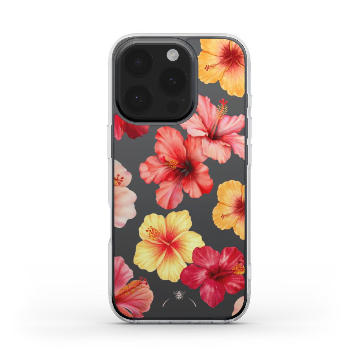 Hibiscus Dream Clear Phone Case