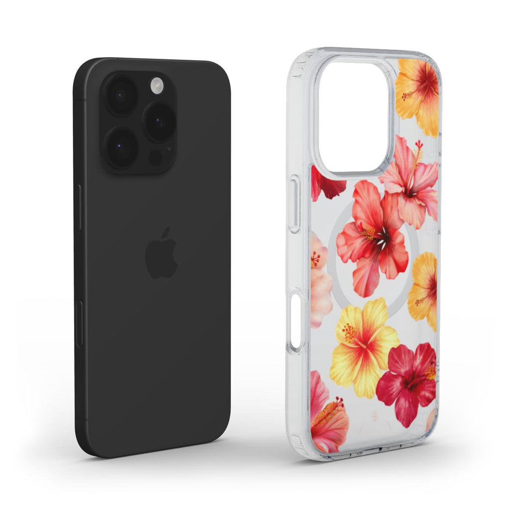 Hibiscus Dream MagSafe Clear Phone Case