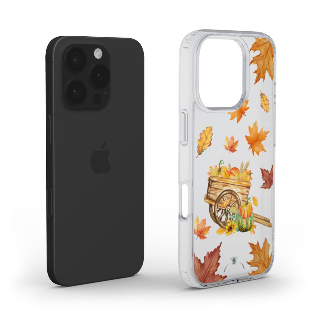 Pumpkin Harvest Clear Phone Case