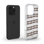 Coffee Please Clear Phone Case