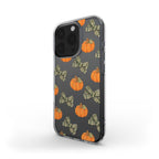 Pumpkin Bows Clear Phone Case