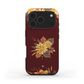 Golden Patels Phone Case Burgundy
