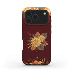 Golden Patels Phone Case Burgundy