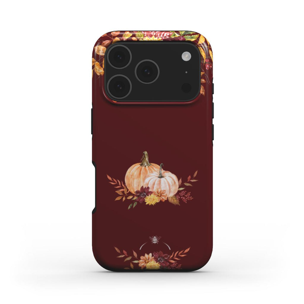 Vintage Harvest Tough Phone Case Burgundy