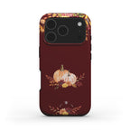 Vintage Harvest Tough Phone Case Burgundy