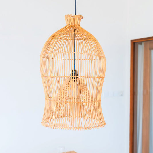Dewy Rotan lampenkap BOHO plafondlamp