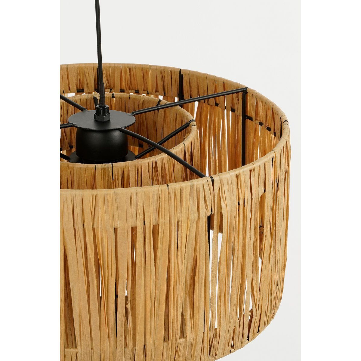 Altair Hanglamp Raffia Lichtbruin