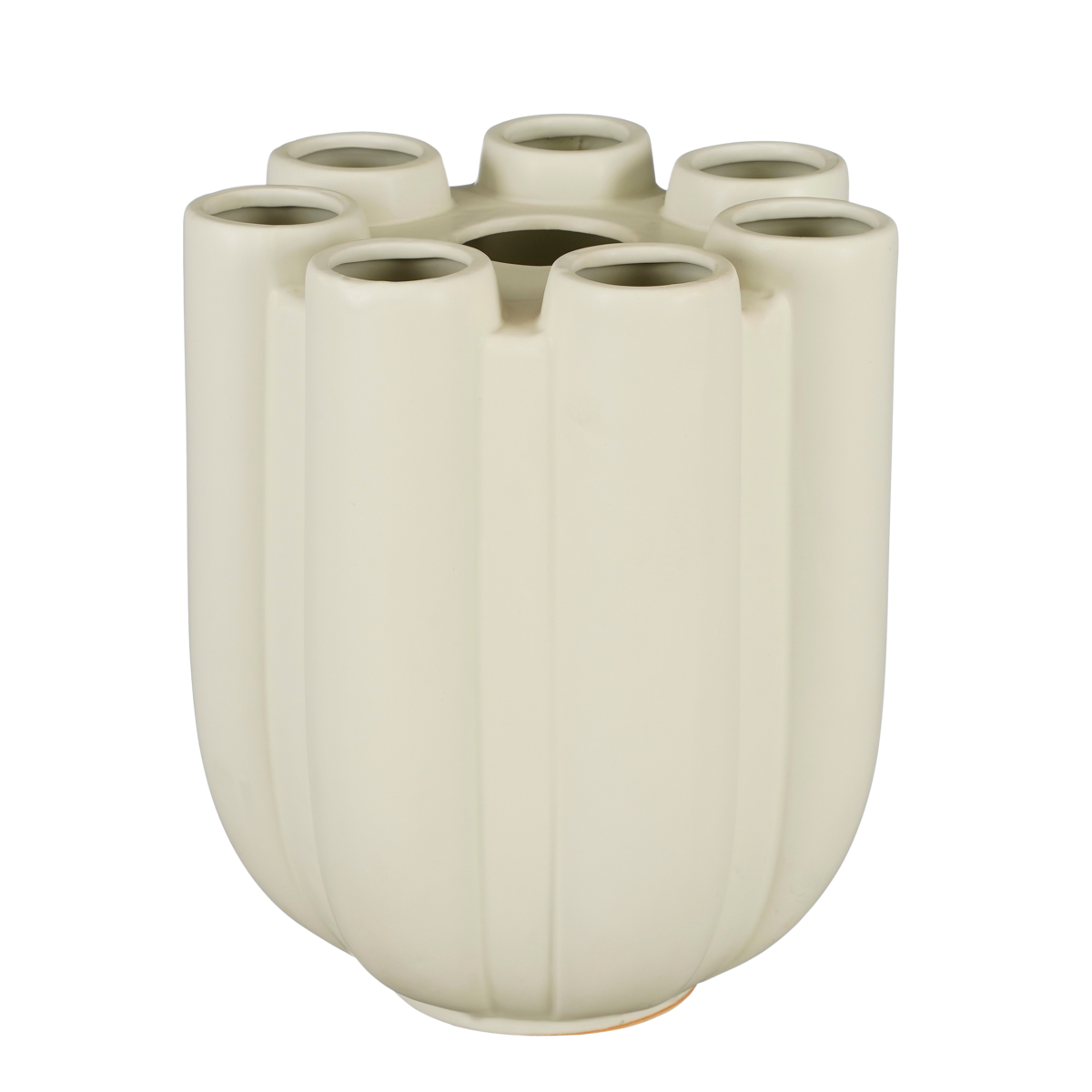 Dutch Tulip Vaas H34 x Ø28 cm Keramiek Taupe