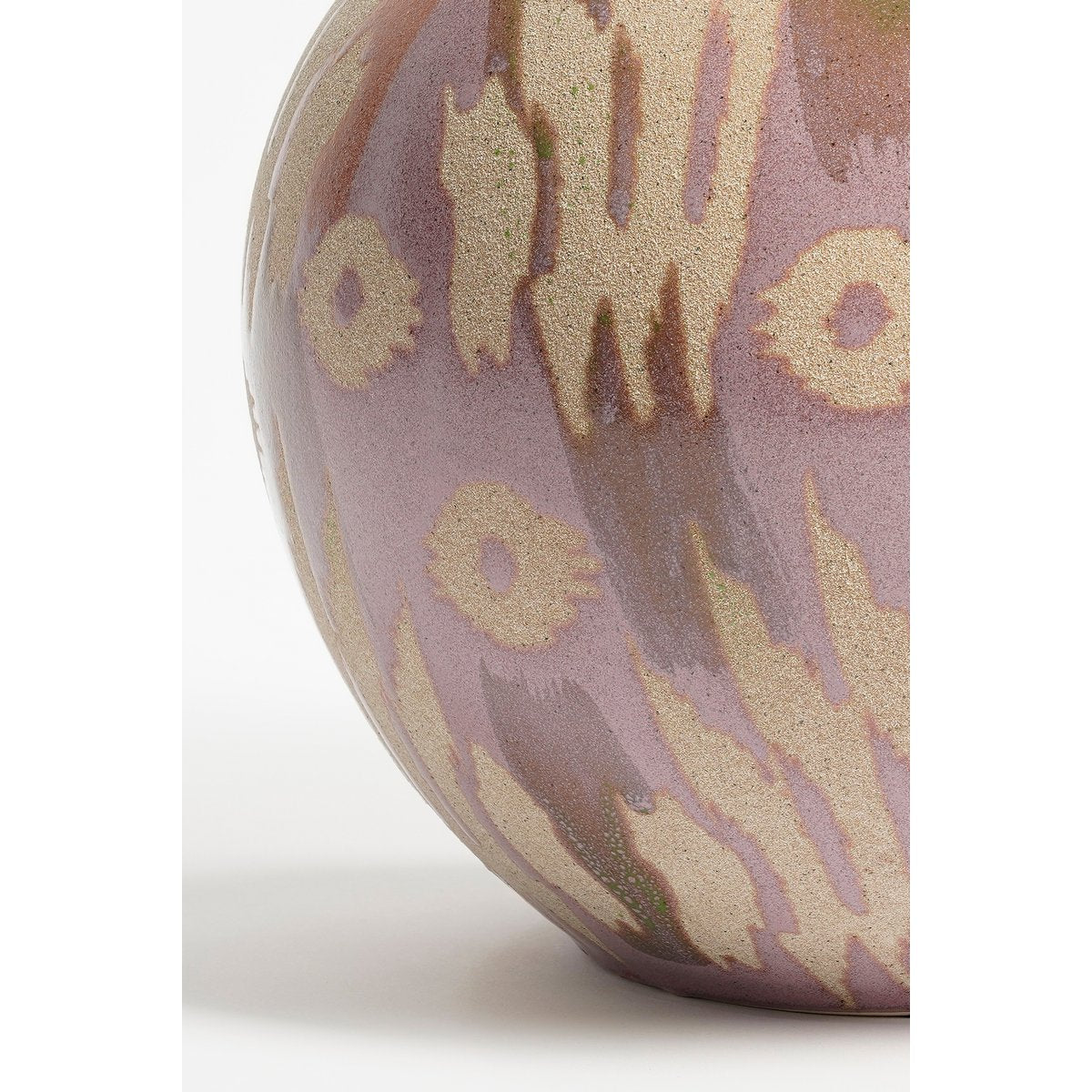 Bolla Vaas H52 x Ø34 cm Keramiek Roze Beige