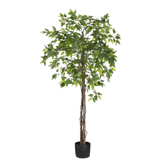 Ficus Kunstplant in Bloempot H150 x Ø50 cm Groen 