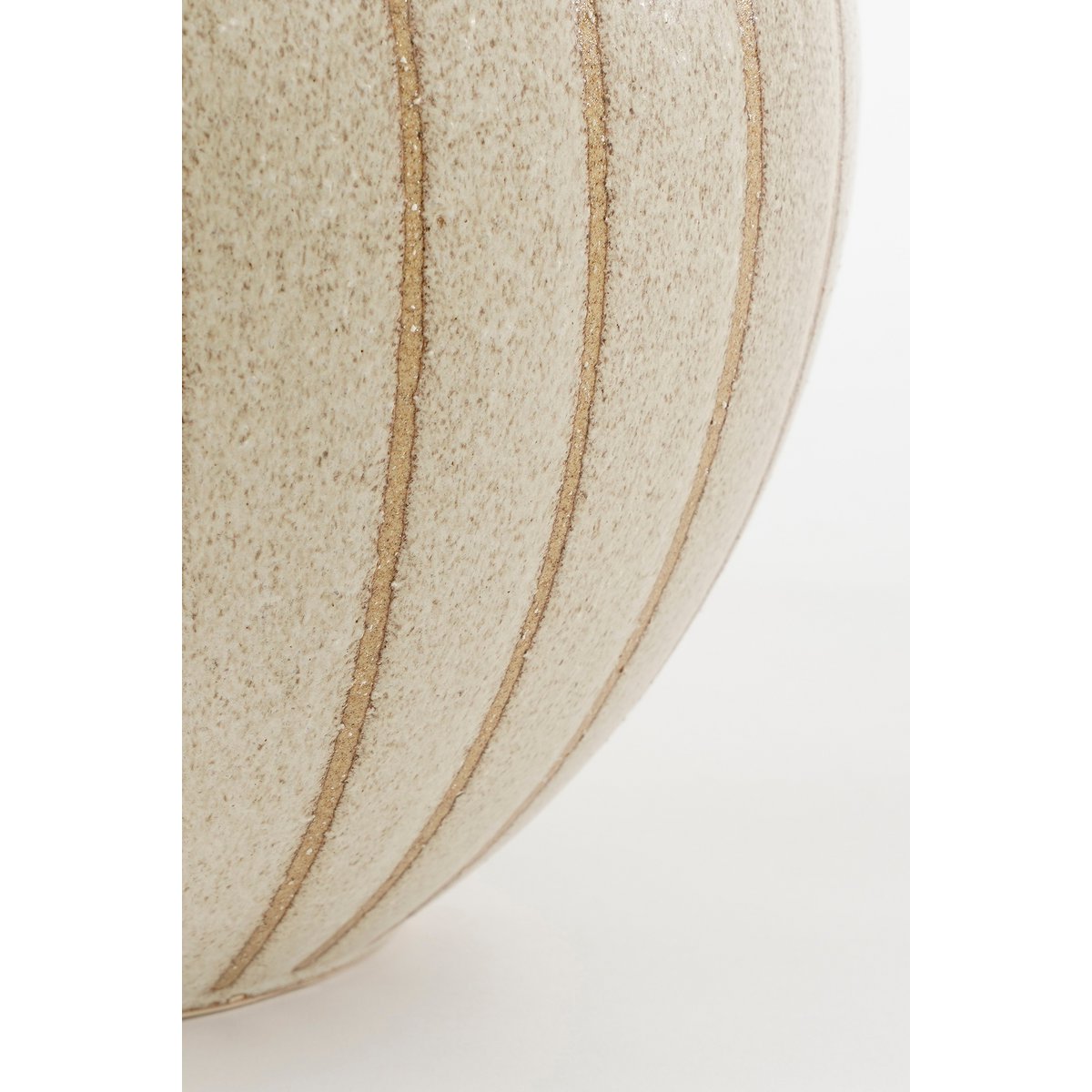Bolla Vaas H42 x Ø28 cm Keramiek Crème
