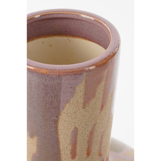Bolla Vaas H52 x Ø34 cm Keramiek Roze Beige
