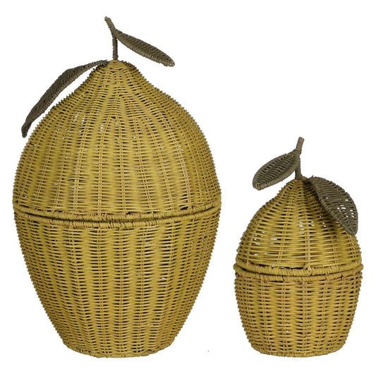 Opbergmand met Deksel Set van 2