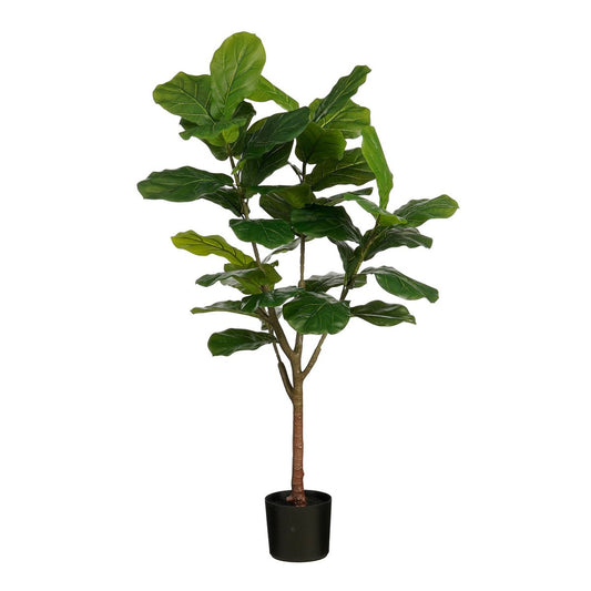 Ficus Lyrata Kunstplant in Pot H150 x Ø50 cm Groen