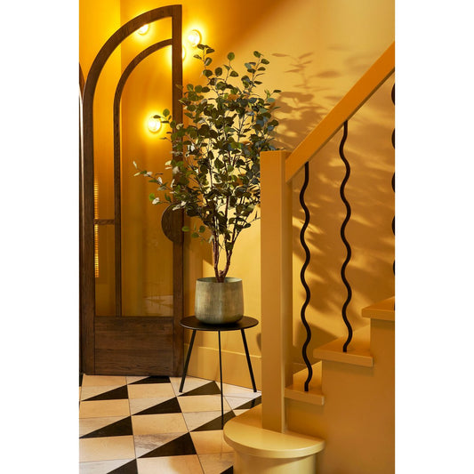 Arvaya Bloempot Industriële Stijl Lichtgrijs H32 x Ø37 cm