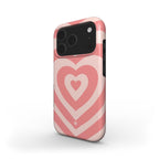 Pink Heart Phone Case 