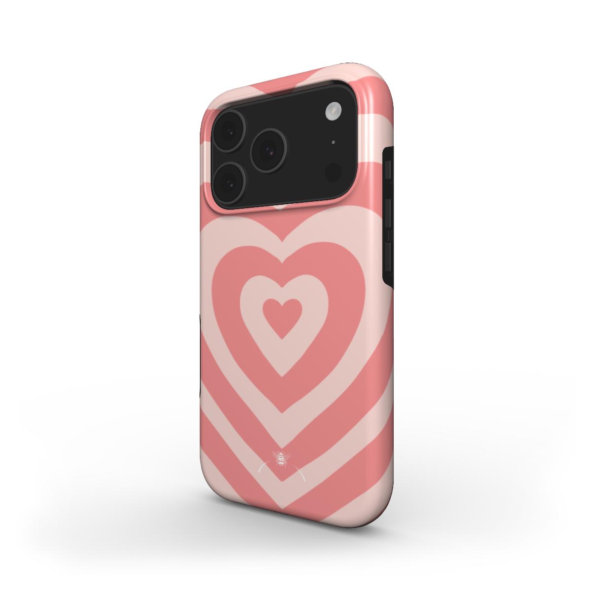 Pink Heart Phone Case 