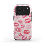 Kiss Phone Case Baby Pink