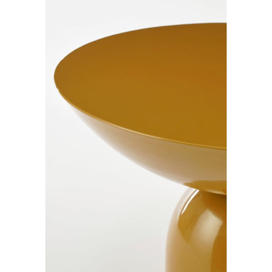 Valante Bijzettafel H28 x Ø47 cm Metaal Bruin