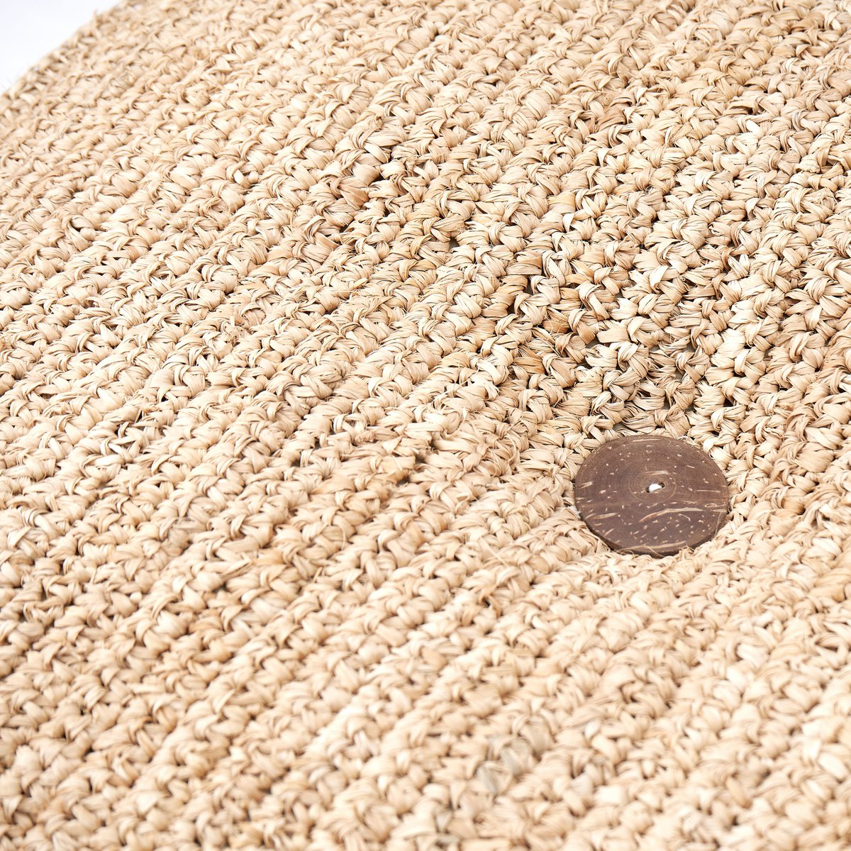 Annisa Poef Zitzak Handgemaakt van Raffia | Duurzaam & Uniek