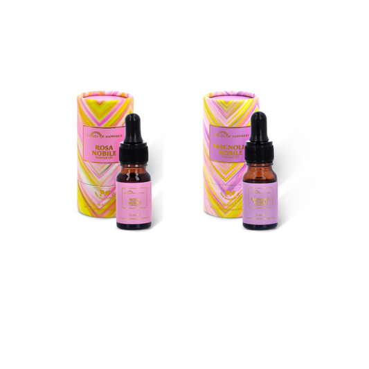 Set van 2 geuroliën  Rosa Nobile  + Magnolia Scented Oil