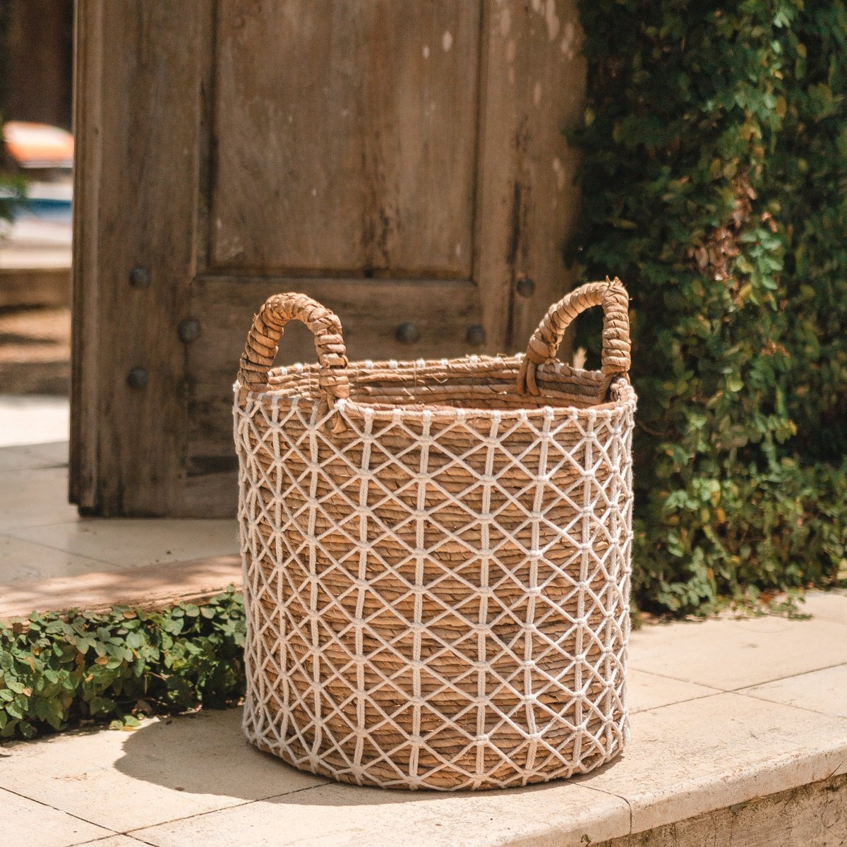 Wonder Opbergmand | Plantenmand BOHO  Bananenvezel