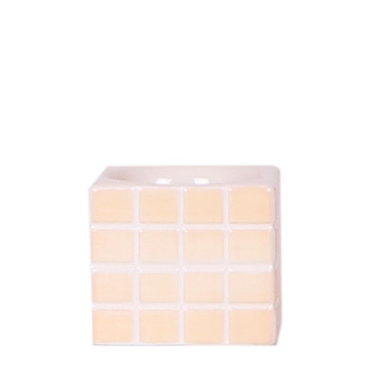Orange Cube Canvas Keramiek sierpot  Ø6cm