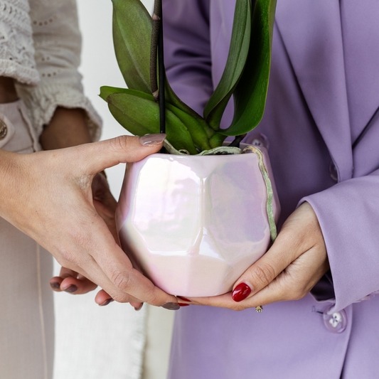 Diamond Pot Roze Ø9cm