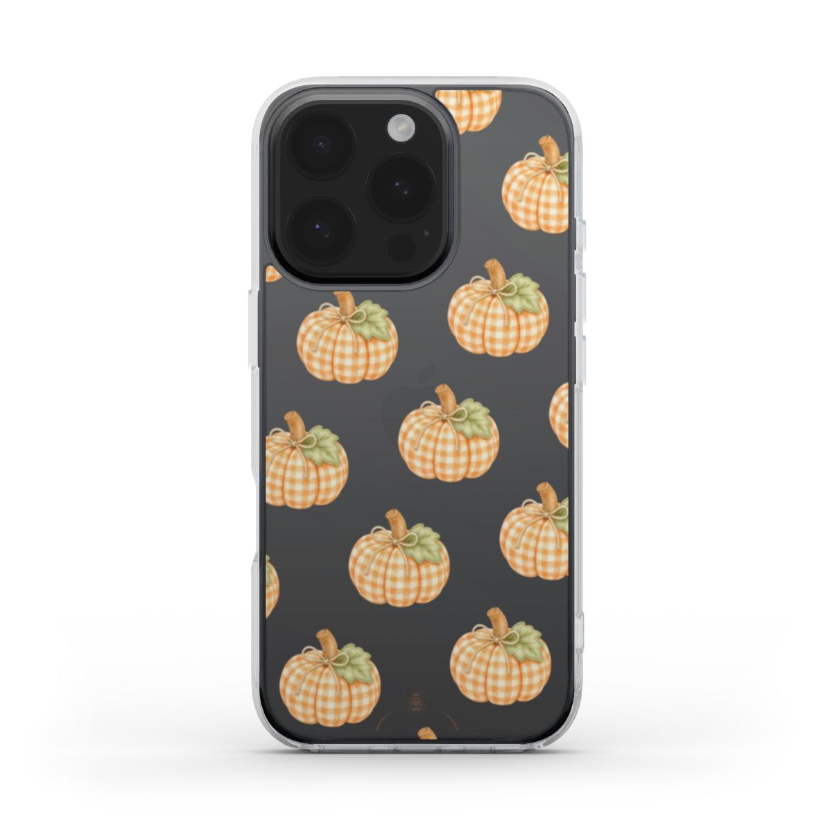 Pumpkin Picnic Clear Phone Case