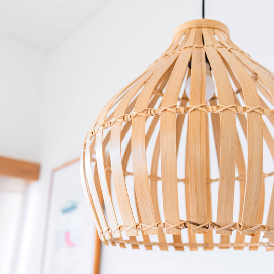 Baya Hanglamp Bamboe Klokvormig Ø45