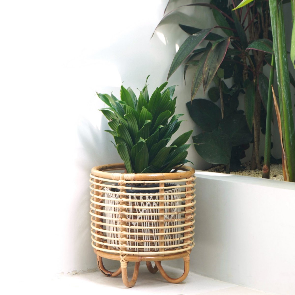 Adi BOHO Rotan Plantenstandaard