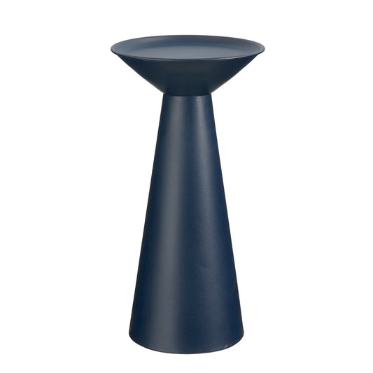 Coneo Bijzettafel H49 x Ø25 cm - FSC 100% - Metaal - Donkerblauw