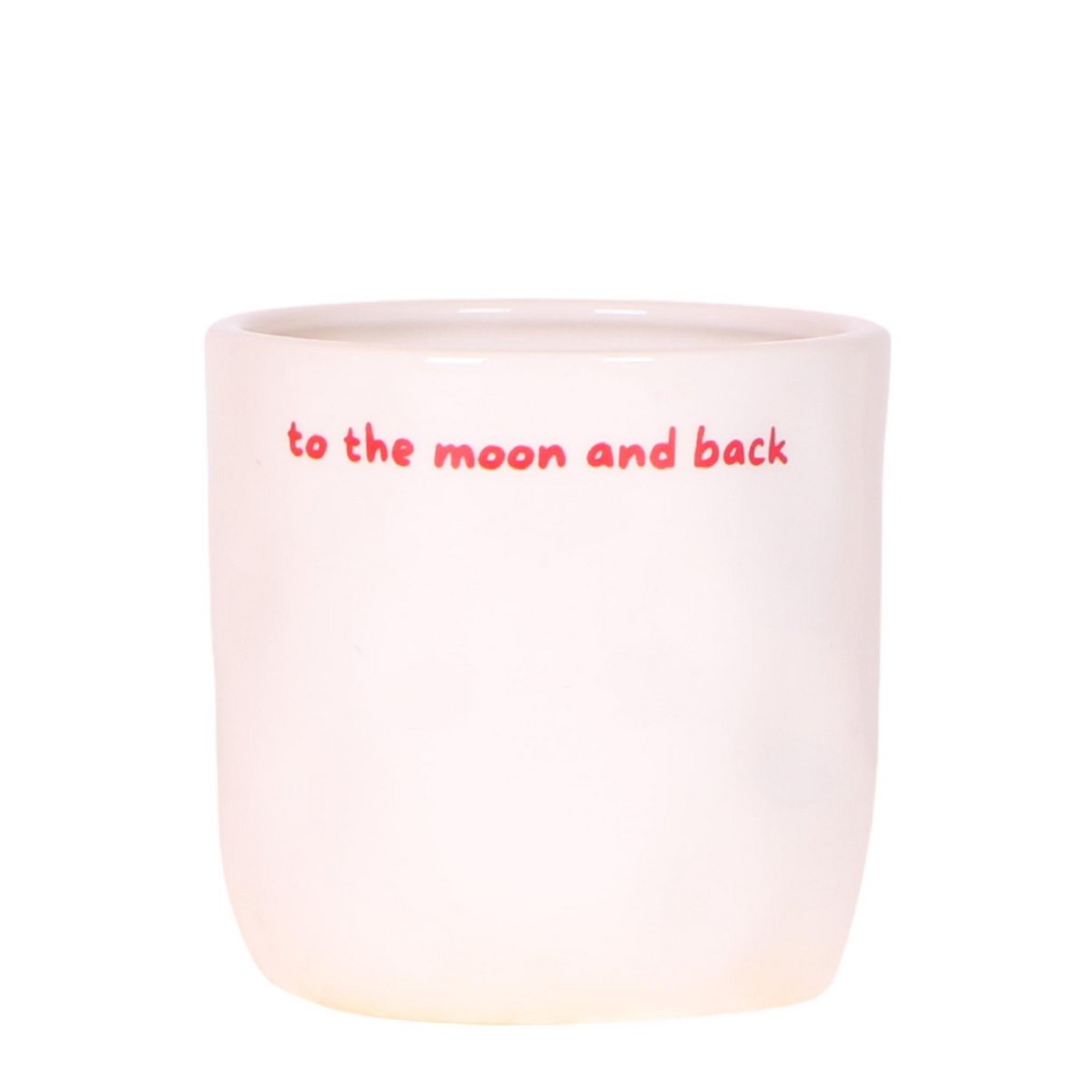 Boodschap sierpot To the moon and back Ø9cm