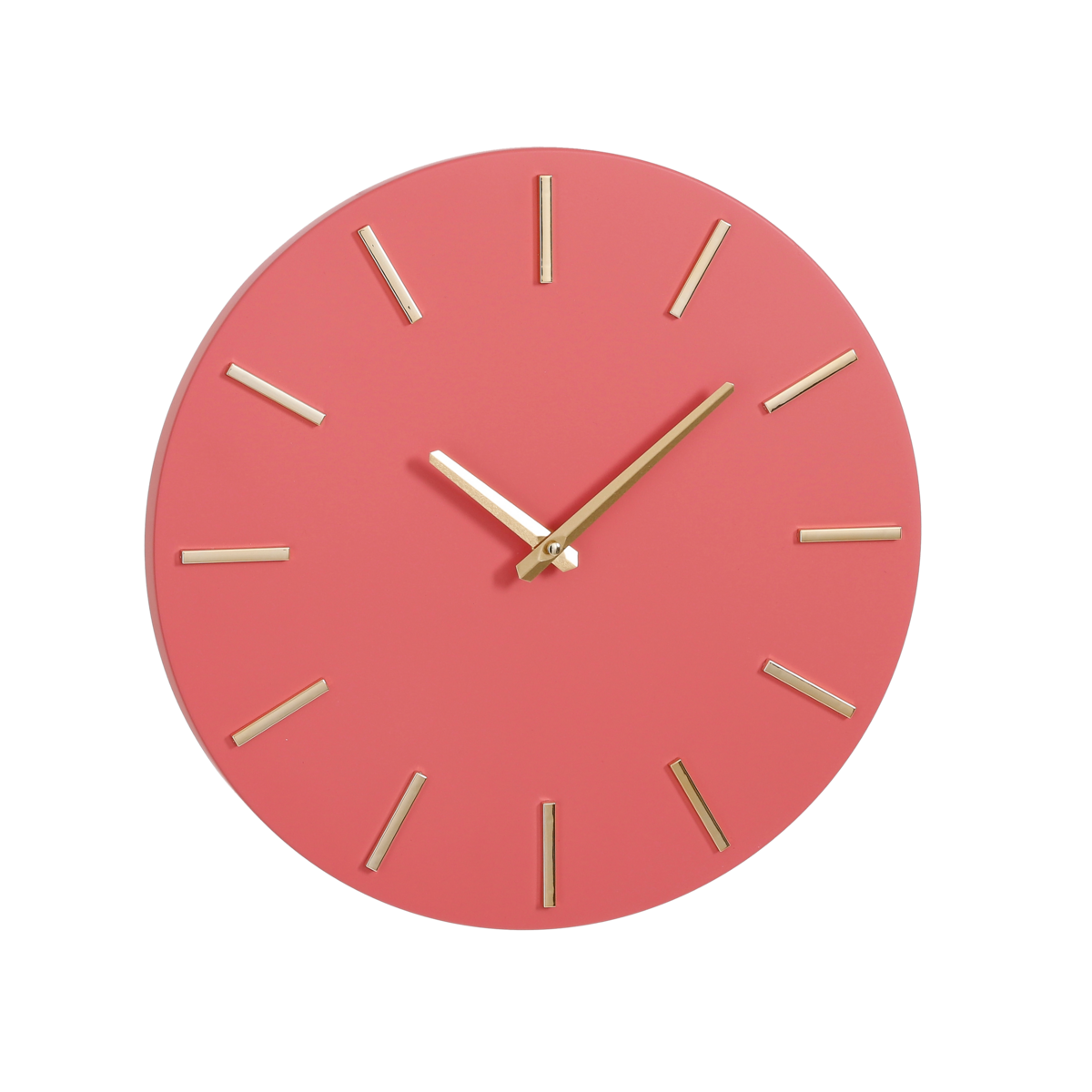 London Wandklok Ø36 cm Hot Pink