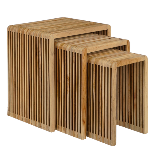 Yuno Bijzettafel set van 3 Bijzettafels