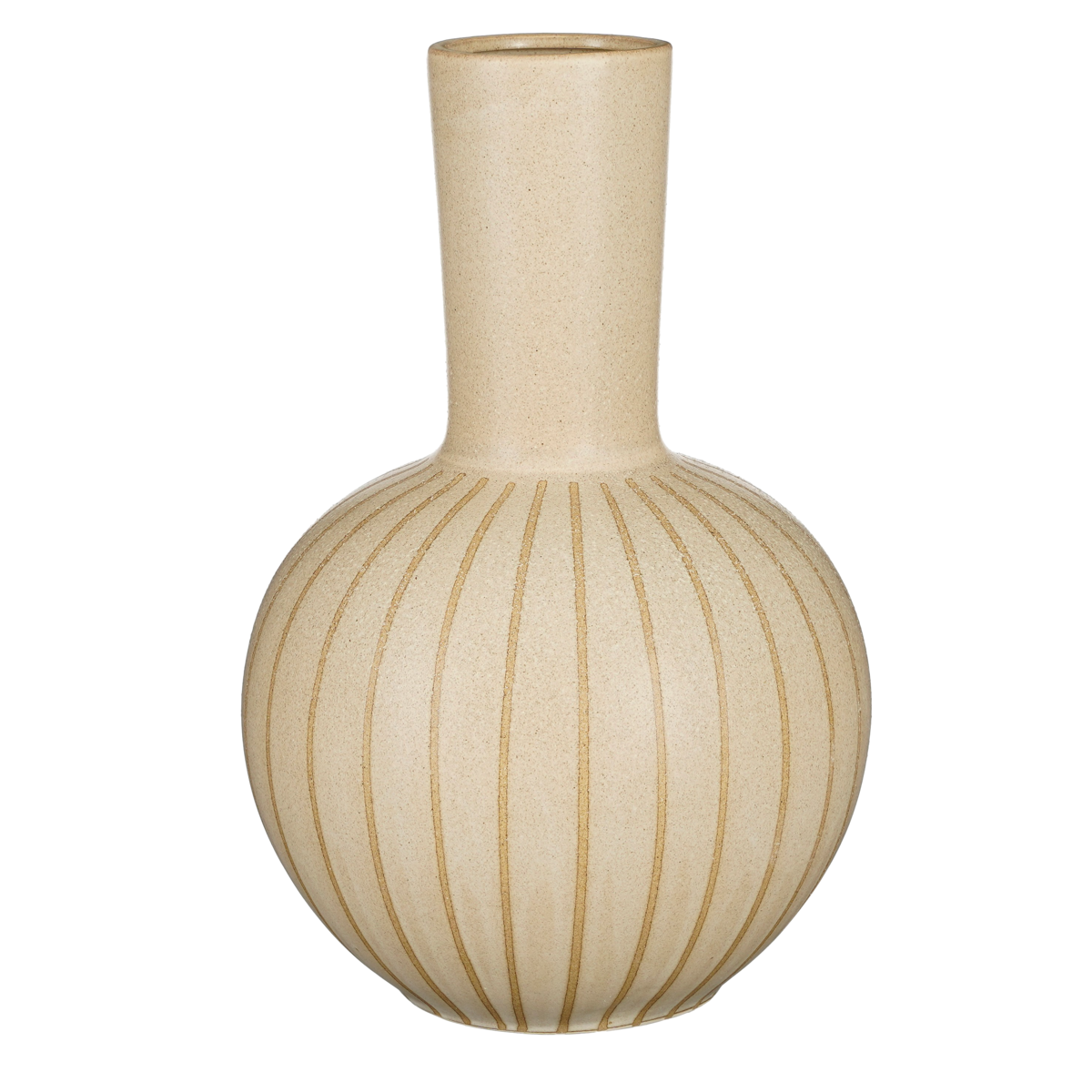 Bolla Vaas H52 x Ø34 cm Keramiek Crème