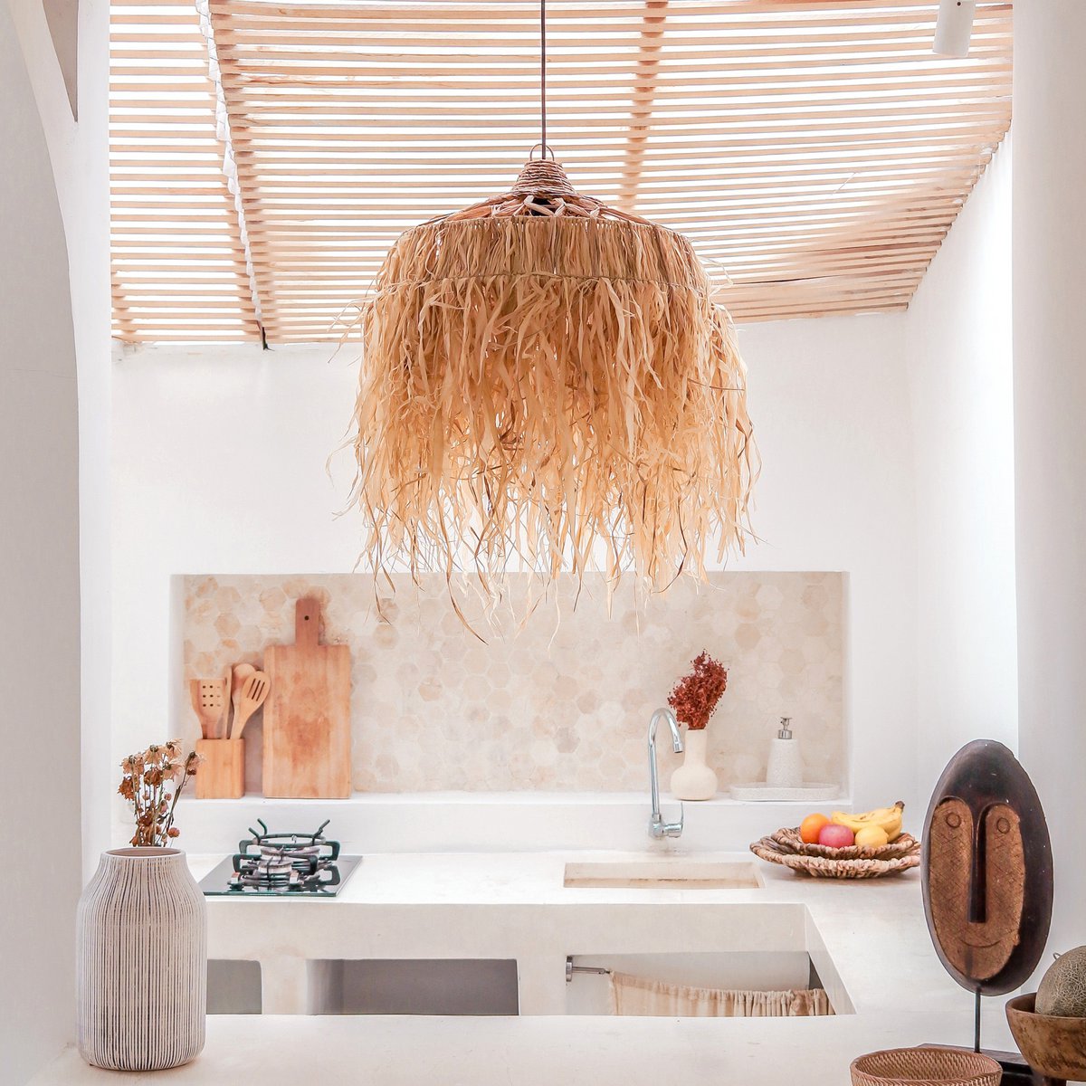 Elara Lamp met lange franjes 2 maten