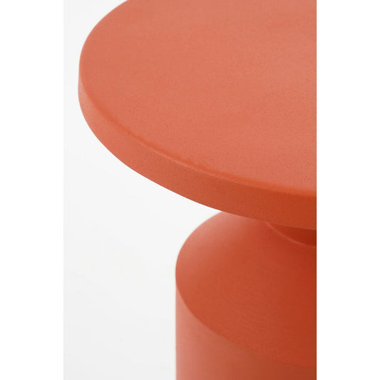 Rowan Bijzettafel H51 x Ø30 cm Metaal Oranje